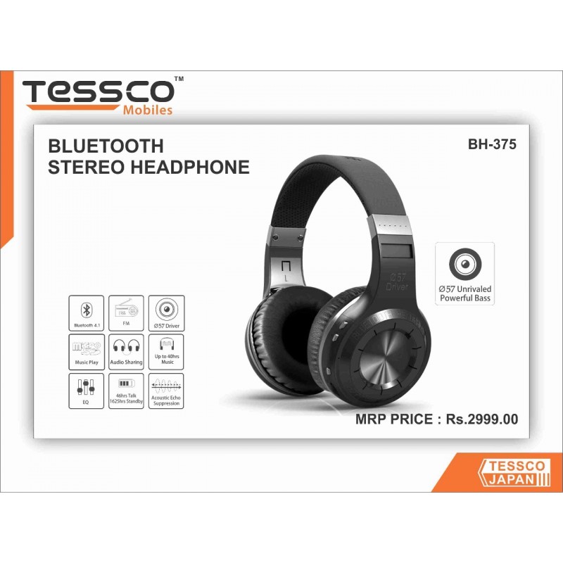 Bluetooth Headphone Stereo BH 375